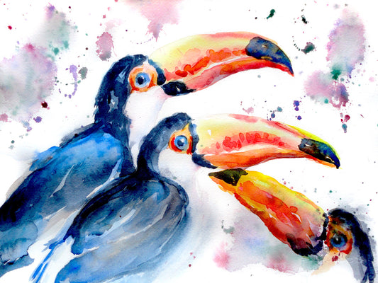 Three Toucans